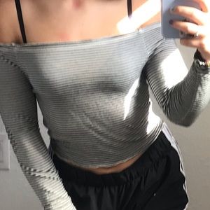 off the shoulder top